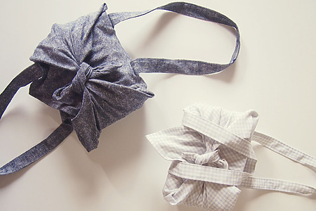 reusable bento lunch bag with handles - free sewing pattern