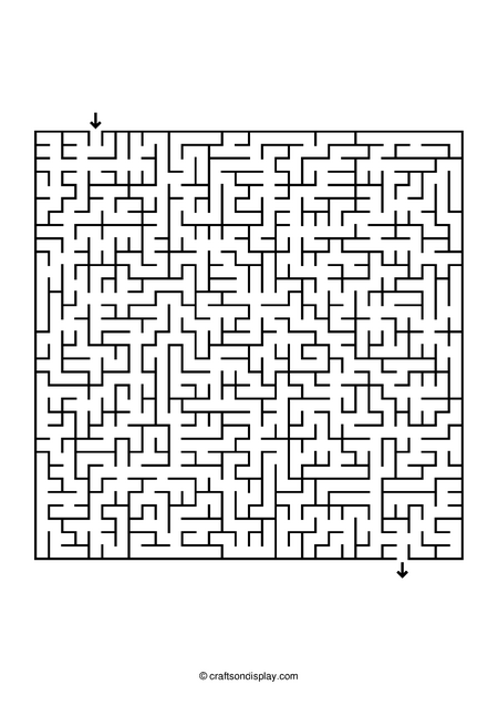 Brain-building maze activities for grade 4 and above