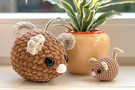 crochet mouse - free amigurumi pattern