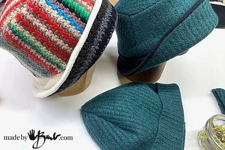 How to make your own hat from felted wool – 6 styles