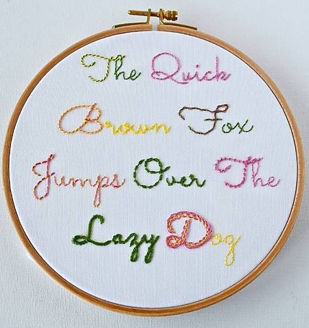 Beginner's Tutorial to Hand Embroidered Letters