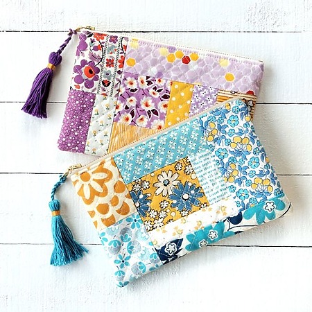 Easy Quilted Tassel Pouch Tutorial for Beginners