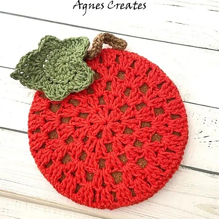 Free Round Cork Trivet Cover Crochet Pattern