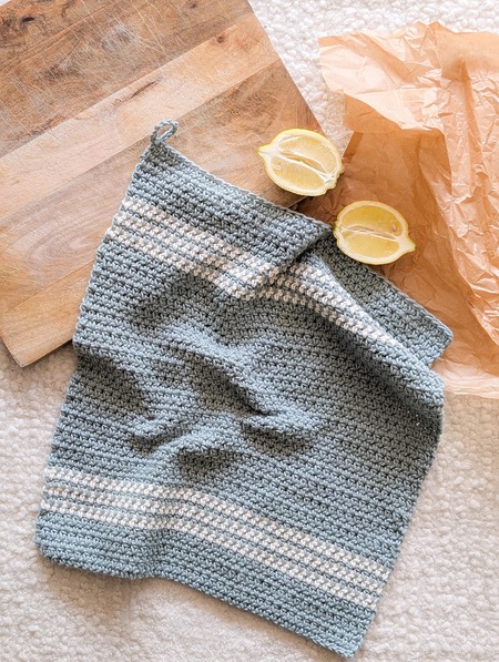 Crochet Kitchen Towel Free Pattern for Beginners