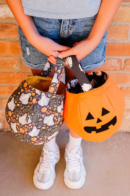 Halloween Trick or Treat Basket: Free Sewing Pattern