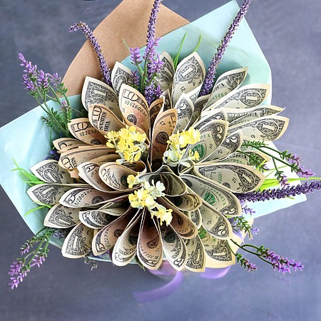 DIY money bouquet tutorial - creative way to give cash