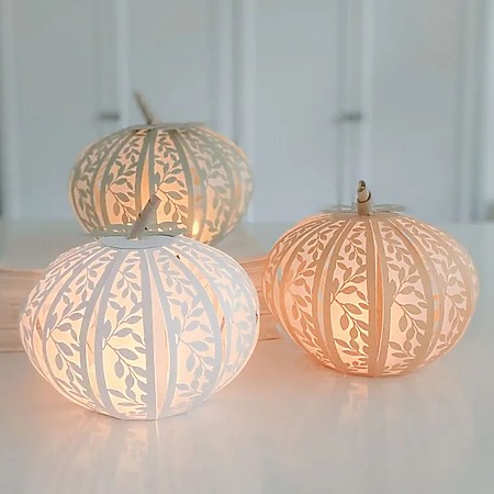 How To Make Paper Pumpkins For Fall Decor