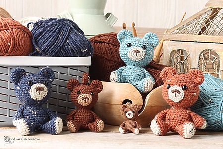 Small Crochet Amigurumi Bear Free Pattern