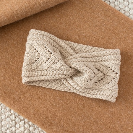 Lace And Cable Headband Free Knitting Pattern
