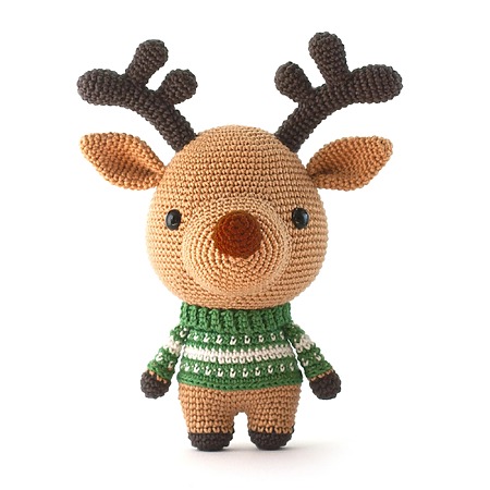 free reindeer crochet pattern for Christmas