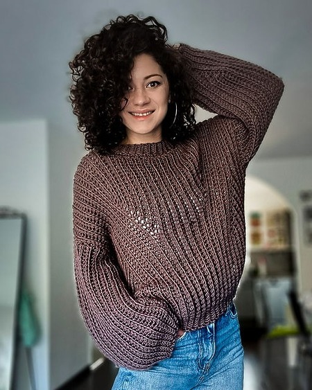 Cold Brew Sweater - Free Crochet Pattern