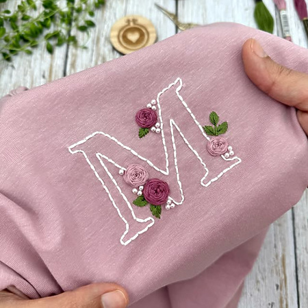 how to embroider on a t-shirt step by step tutorial