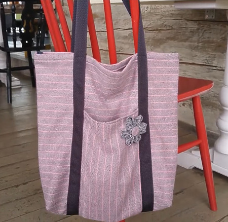 easy tutorial for a sturdy and cute tote bag