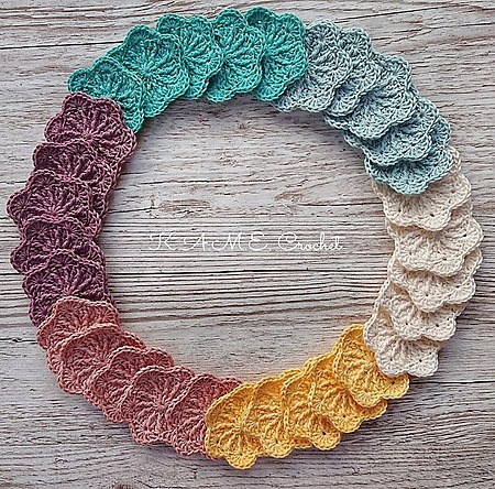 Crochet Sakura Cotton Rounds Cherry Blossom Face Scrubbie Pattern