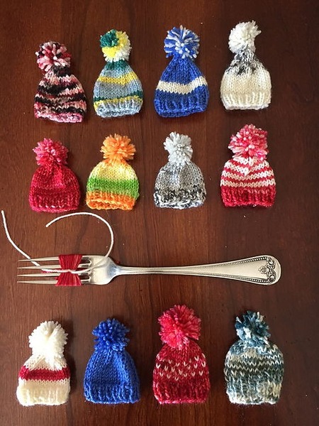 Stocking Cap Ornament Free Knitting Pattern
