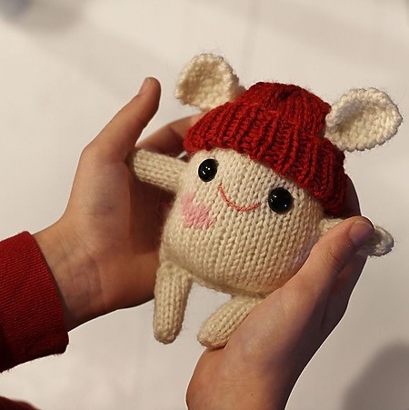 Little Kindness Monster Free Pattern - Knit Cute Scrap Yarn Monster