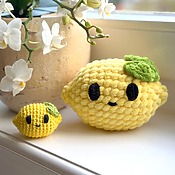 free lemon crochet pattern - food amigurumi project