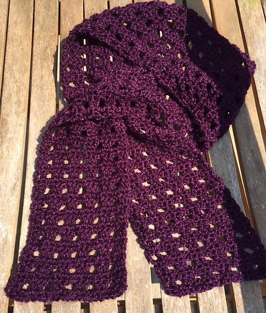 What a Bunch of Squares Scarf by Intimate Threads (Jaime Johnson)
