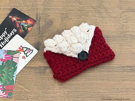 Christmas Gift Card Envelope Free Crochet Pattern