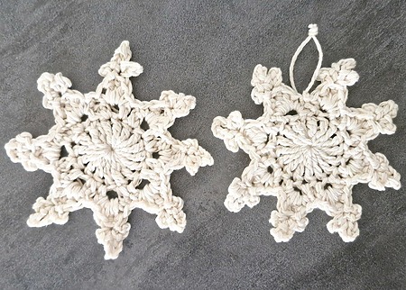 Nordic Crochet Snowflake Pattern - Easy Cotton Yarn Snowflakes