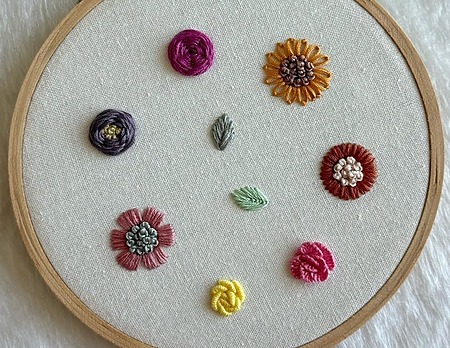 Easy Flower Embroidery Tutorial - Beginner Designs