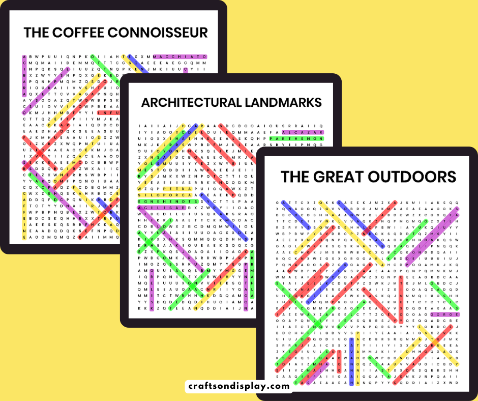Giant word search for adults, hard word search printables