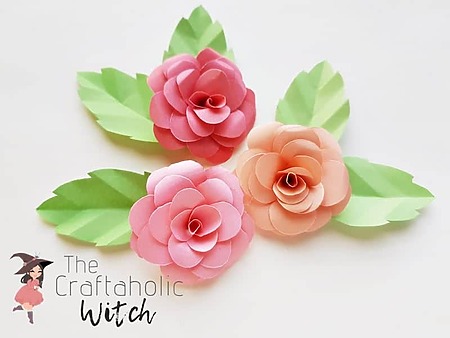 DIY Paper Rose Tutorial - Free Template and Easy Video Guide