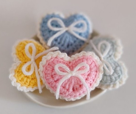 Free Crochet Heart Pattern for Valentine's Day