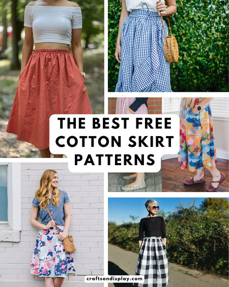 Free Cotton Skirt Sewing Patterns: Easy DIY Skirts for Woven Fabrics and Linen