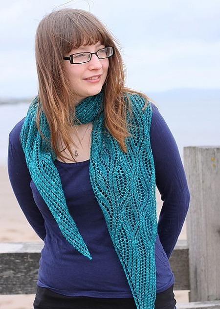 Best modular lace shawl: Estuary by Tin Can Knits