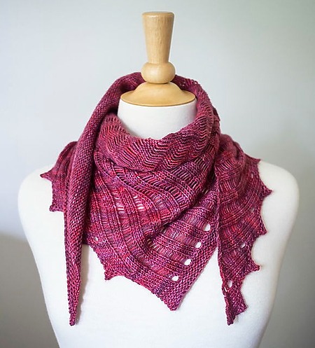 Best dropped-stitch lace: Neato Shawl by Annie Baker Designs