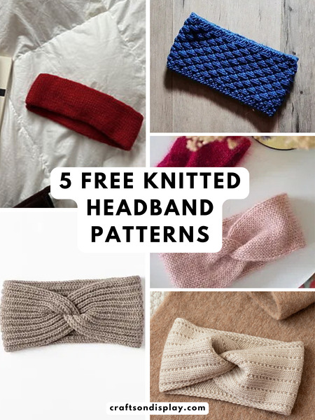5 free headband knitting patterns for spring