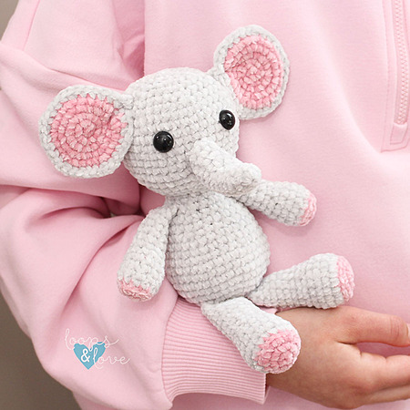 Mini Elephant Amigurumi &ndash; Free Crochet Pattern