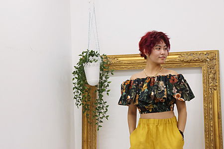 The Evanthe Crop Top from Mood Fabrics