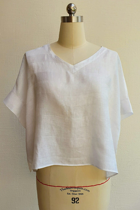 Linen V-Top from So Sew Easy
