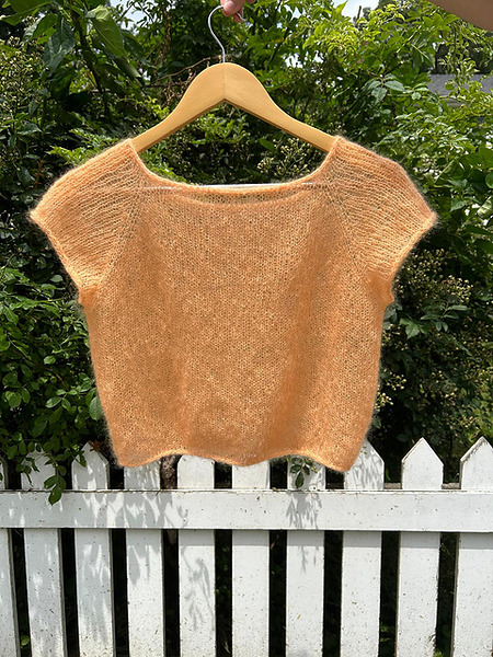 The Airy Blouse by Dragonfruitknit