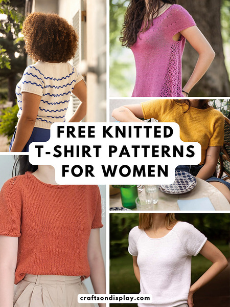 Best free knitting patterns for summer tees