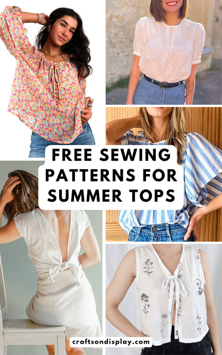 Best free sewing patterns for summer tops