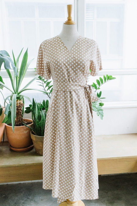 Simple DIY Wrap Dress by Geneva Vanderzeil