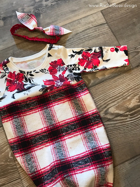 free onesie gown sewing pattern