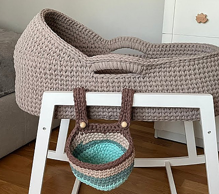 detailed crochet baby bassinet pattern and tutorial
