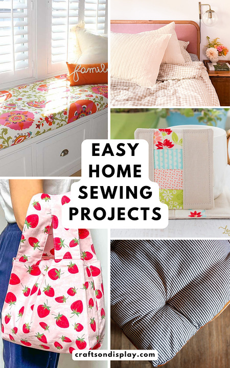 Easy sewing projects for beginners to update your home - Beginner-friendly home sewing projects that look professional