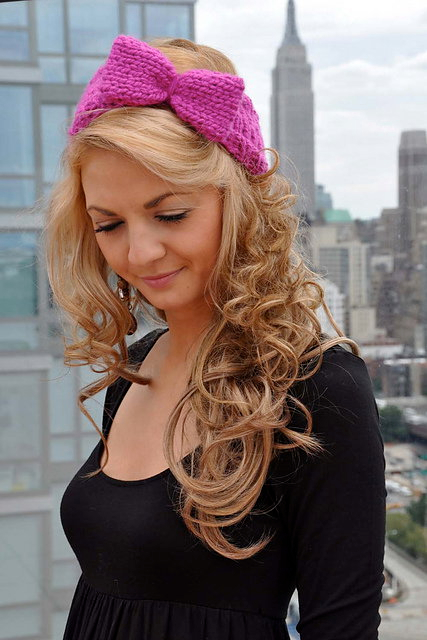 How to Make a Knitted Bow Headband - Free Knitting Pattern