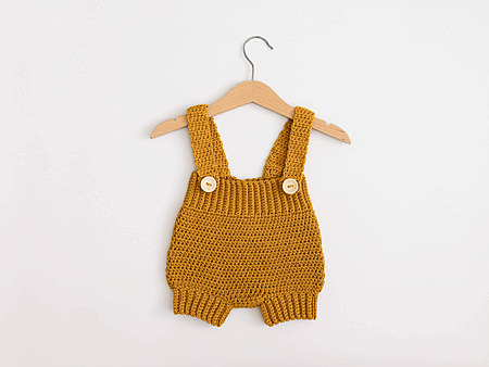 Free little cookie crochet baby romper pattern - How to crochet a baby romper for beginners