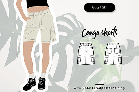 the Cargo Shorts by Unfettered Patterns