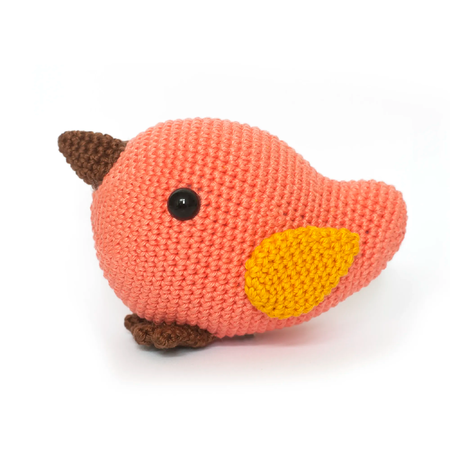 Free Bird Crochet Pattern for Beginners - beginner amigurumi bird tutorial