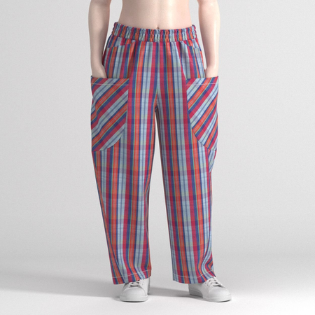 Clancy Elastic Waist Barrel Leg Pants &ndash; Free Sewing Pattern