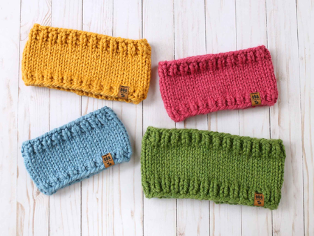 Free chunky knit headband pattern for beginners