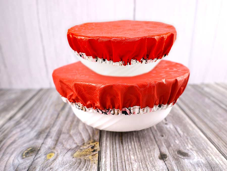 Reversible waterproof bowl cover: Hello Sewing