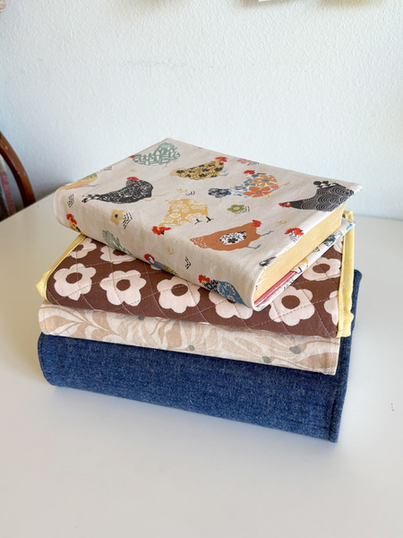 How To Make A Fabric Book Cover Sewing Tutorial